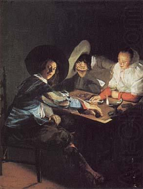 Judith leyster A Game of Tric Trac china oil painting image